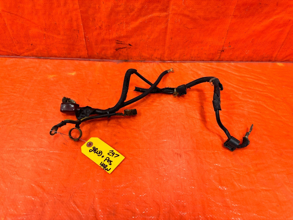 96 00 HONDA CIVIC NEGATIVE & POSITIVE TERMINAL CHARGE STARTER HARNESS   OEM #2970