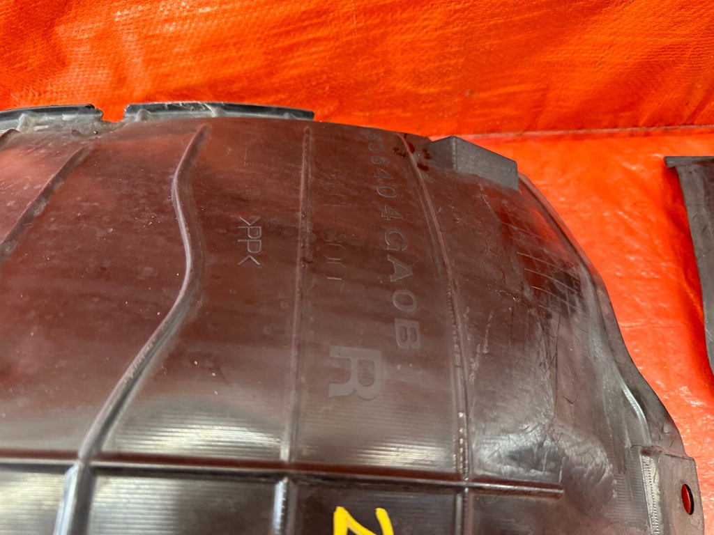 14 20 INFINITI Q50   FENDER LINER SPLASH SHIELD   PASSENGER RIGHT FRONT OEM #22211