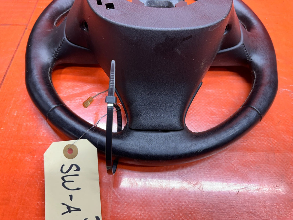 14-15 INFINITI Q50 3.7L AWD LEATHER STEERING WHEEL BARE MOUNTING FRAME OEM #34512