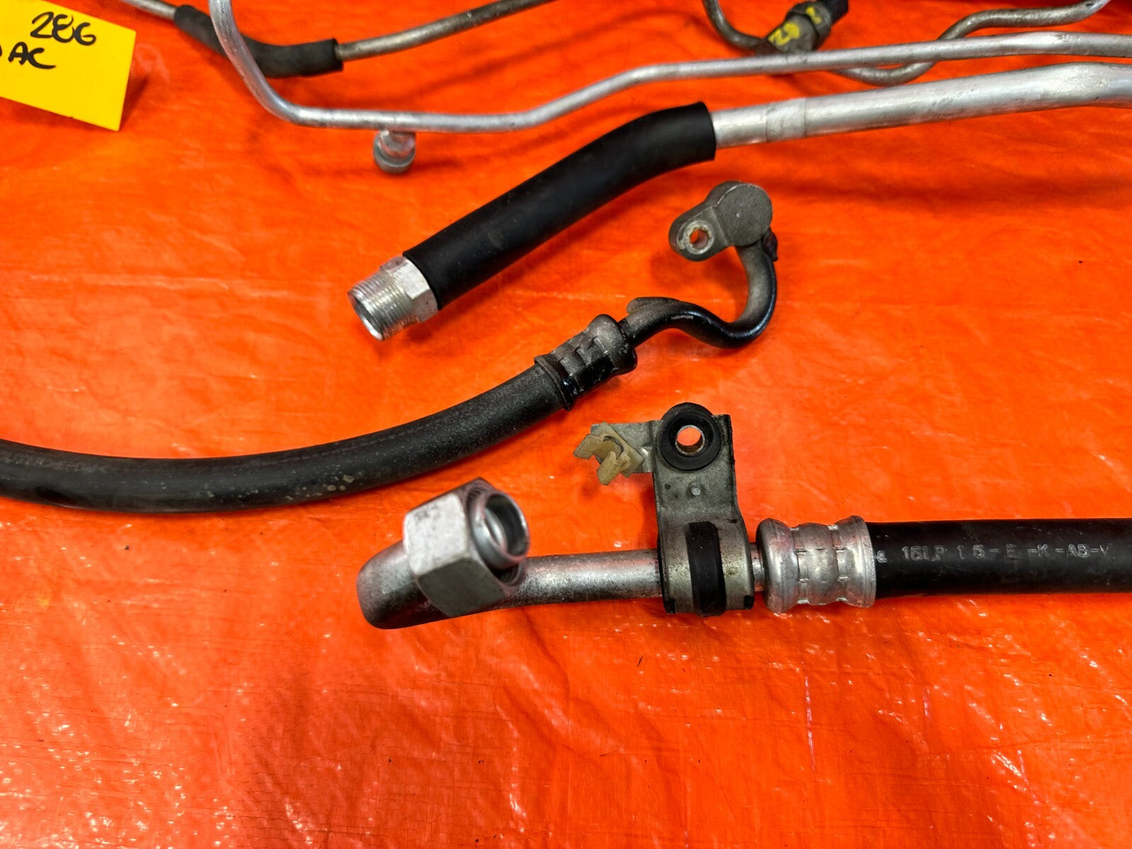 07 11 HONDA CIVIC SI   AC LINE SET LINES PIPES HOSES COMPLETE   OEM FACTORY #2869
