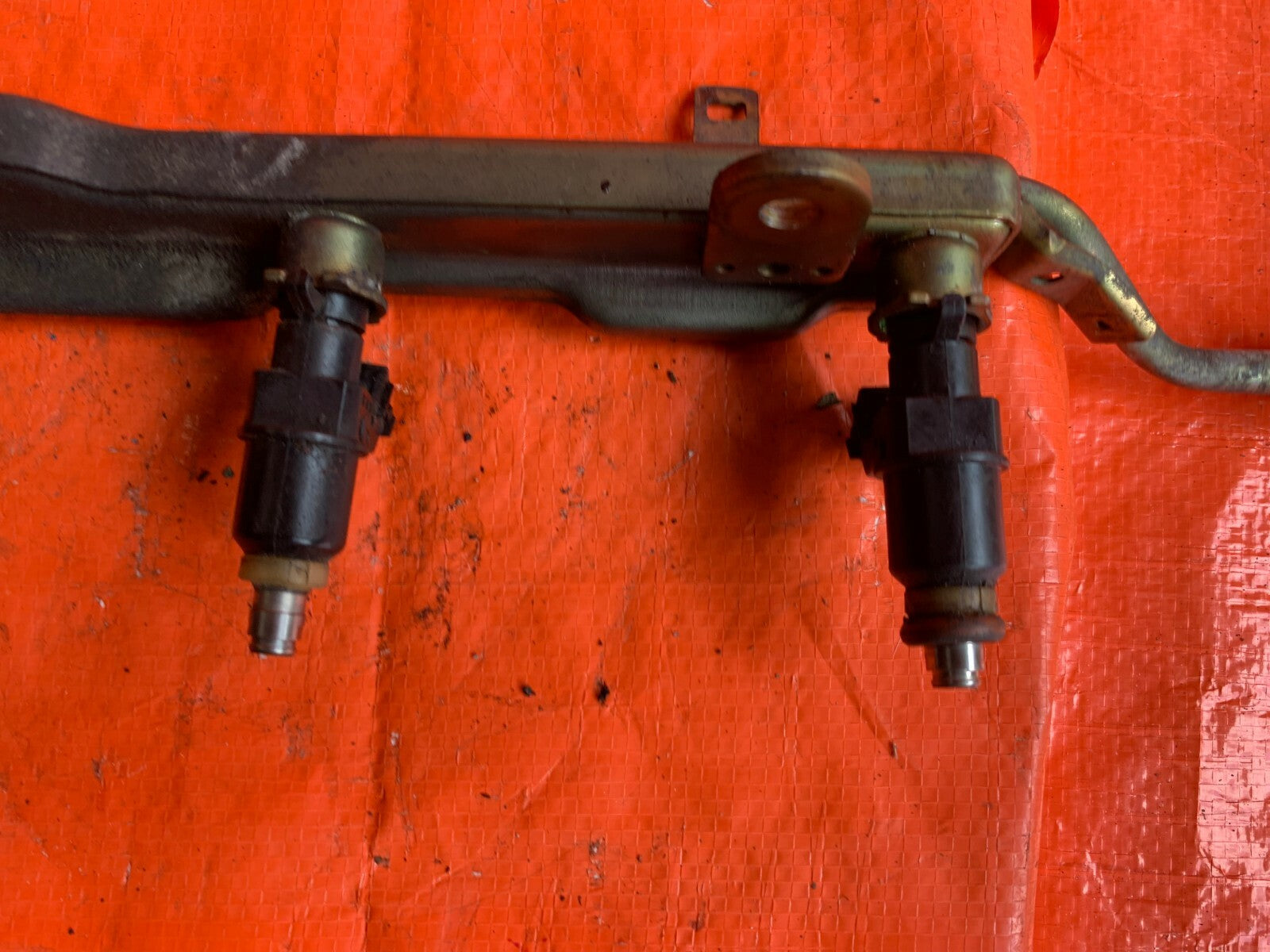 2006 06 HONDA CIVIC SI COUPE K20Z3 FUEL INJECTOR SET OF 4 W/ FUEL RAIL INJECTORS3