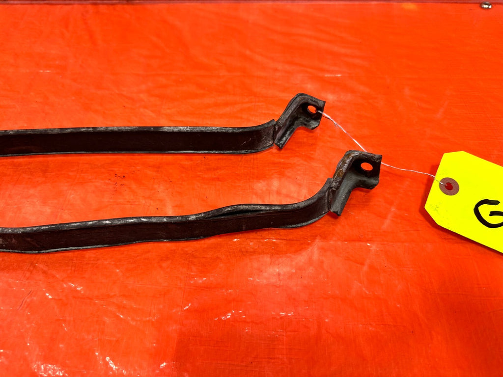 88 91 HONDA CRX   GASOLINE GAS FUEL TANK STRAP SET STRAPS SUPPORTS   OEM #2778