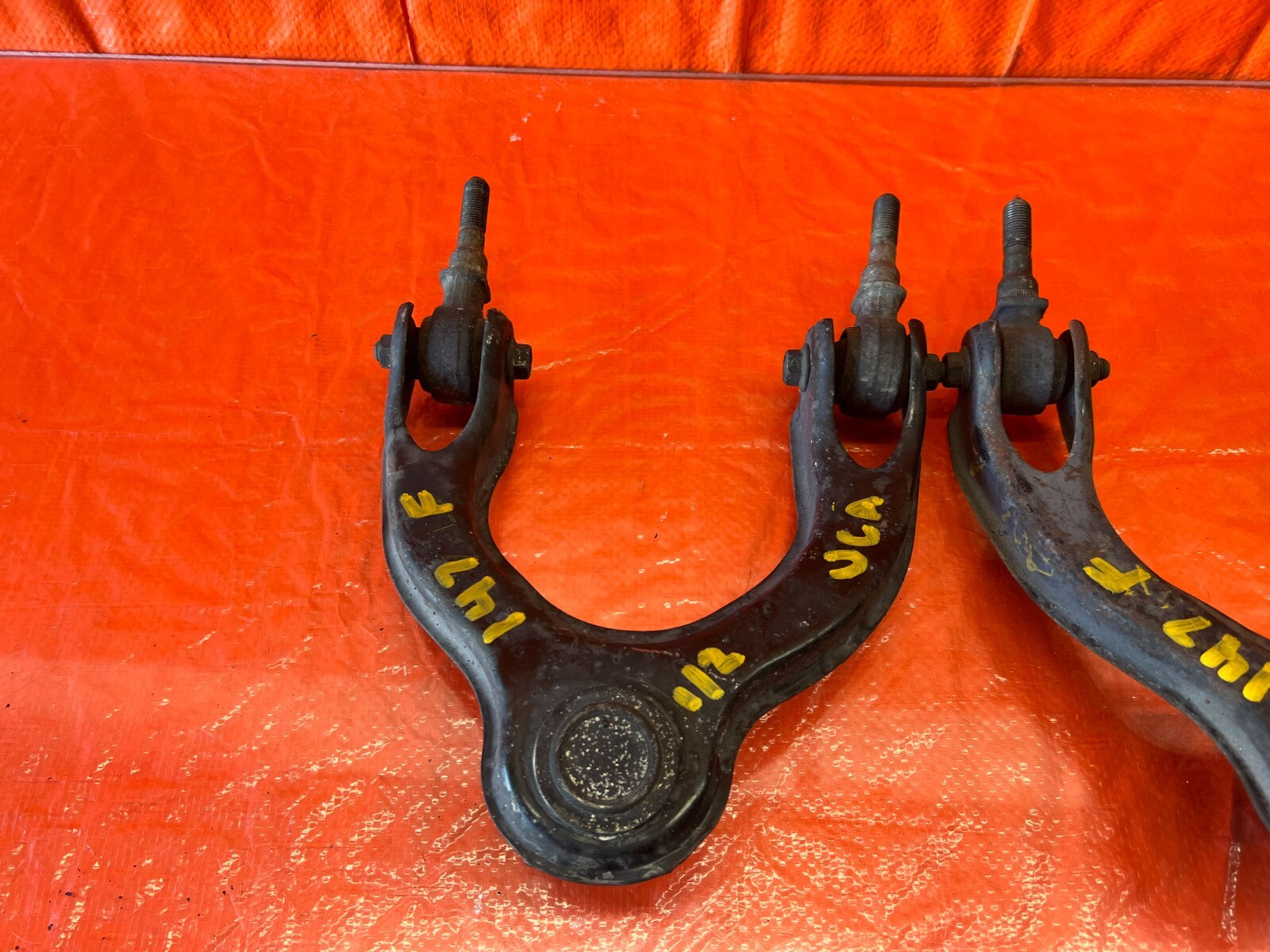 92 95 HONDA CIVIC CX DX   FRONT UPPER CONTROL ARM SET LEFT & RIGHT ARMS OEM #1475