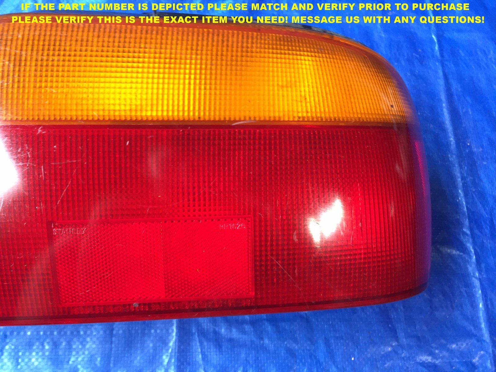 OEM 1995 1996 95 96 CHRYSLER SEBRING PASSENGER RIGHT TAIL LIGHT 6B3