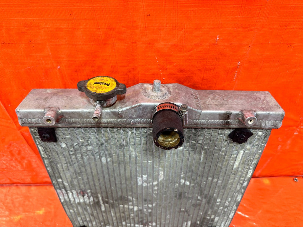 88 91 HONDA CRX   1/2 STYLE   KOYO ALUMINUM RADIATOR W/ PERMA COOL FAN   #2779