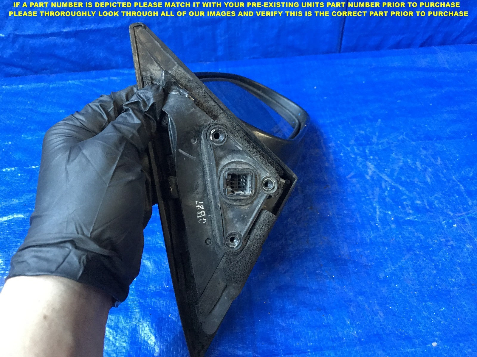 OEM 1992 1993 1994 ACURA VIGOR PASSENGER RIGHT SIDE VIEW MIRROR E6019050  6