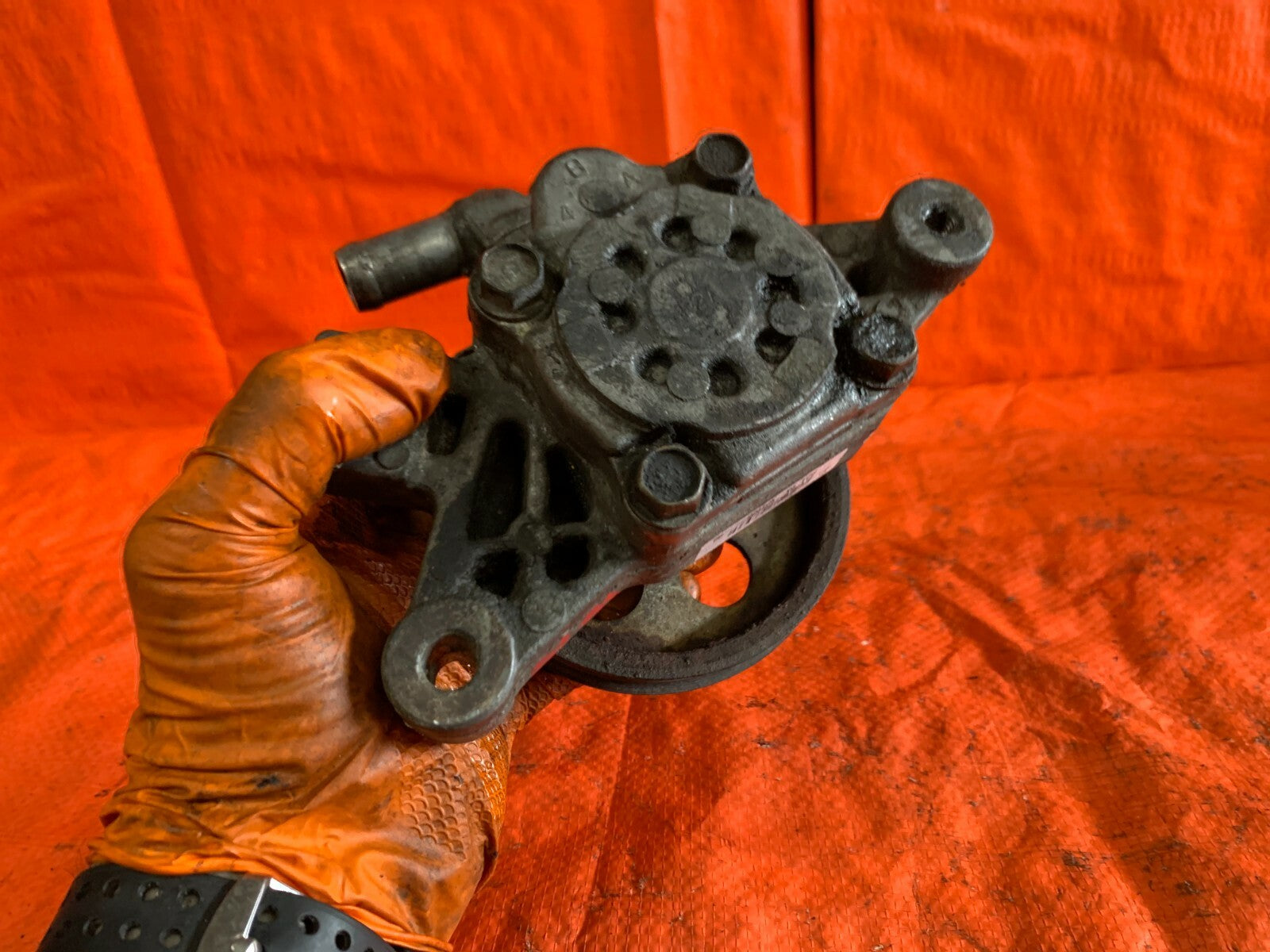 96 00 HONDA CIVIC EX COUPE   POWER STEERING PUMP W/ PULLEY COMPLETE   OEM OE 3