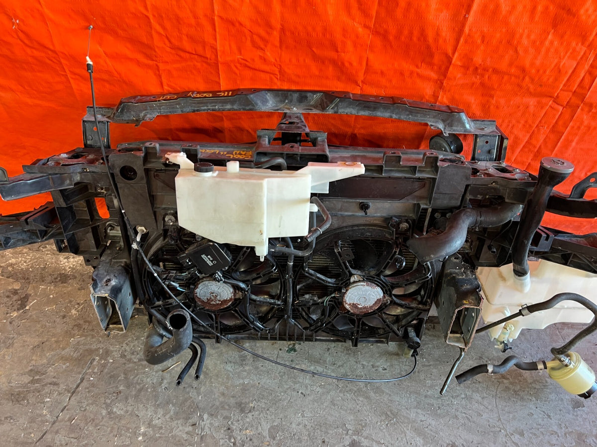 09-12 INFINITI FX50 FX35 - RADIATOR SUPPORT W/ RADIATOR CONDENSER + MORE OEM 1169