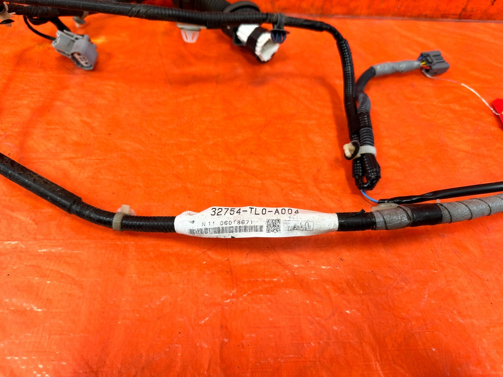 09 14 ACURA TSX   DRIVER LEFT REAR DOOR WIRING HARNESS WIRE LOOM   OEM #3052