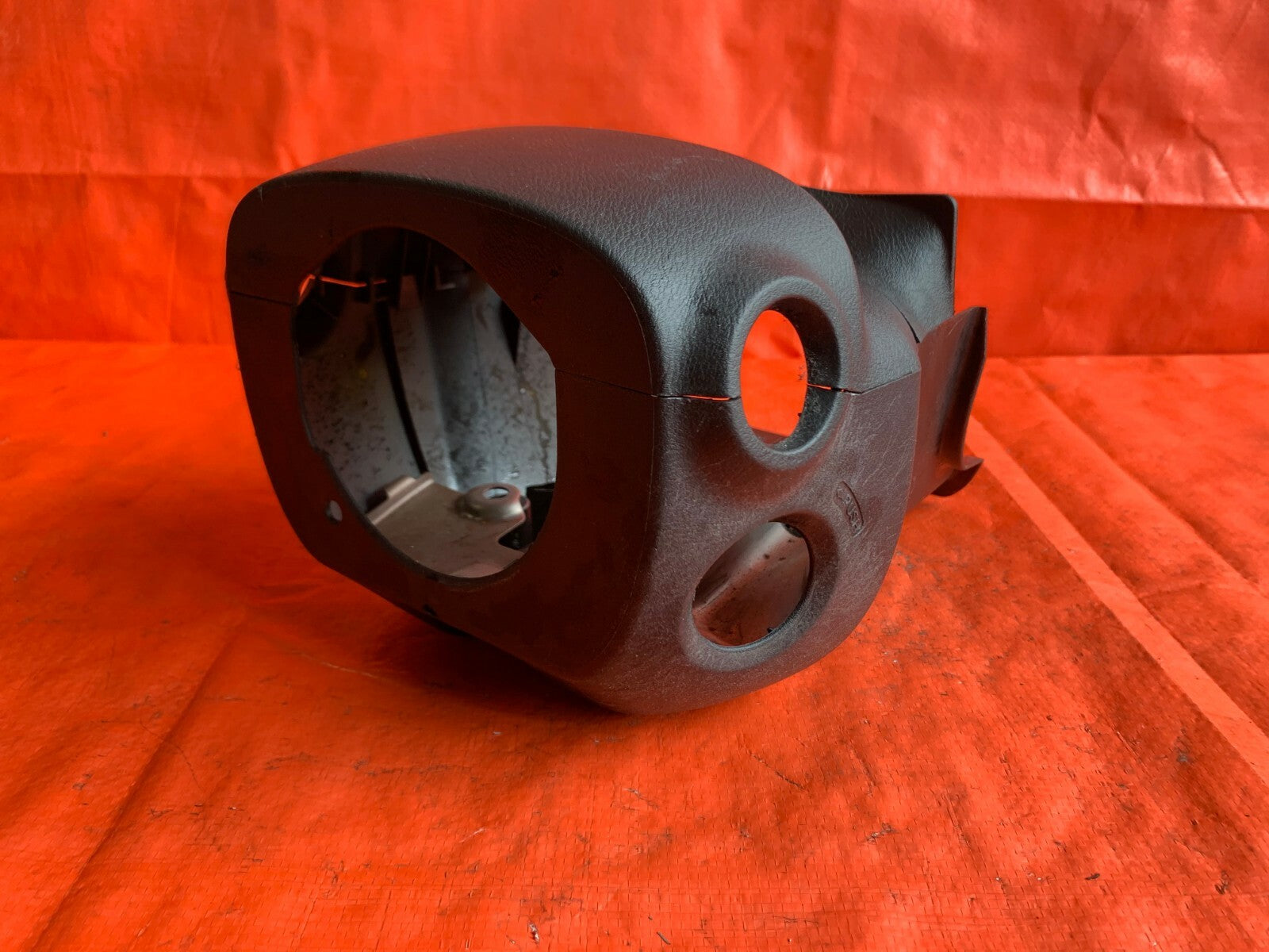 OEM 2008 08 HONDA CIVIC SI COUPE   KEY IGNITION STEERING COLUMN COVER BLACK TRIM3