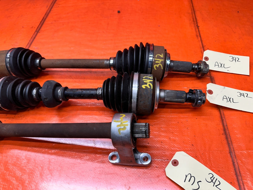 04-05 ACURA TSX 4D 2.4L K24A2 FRONT CV AXLES HALF SHAFTS INTERMEDIATE SHAFT #3428