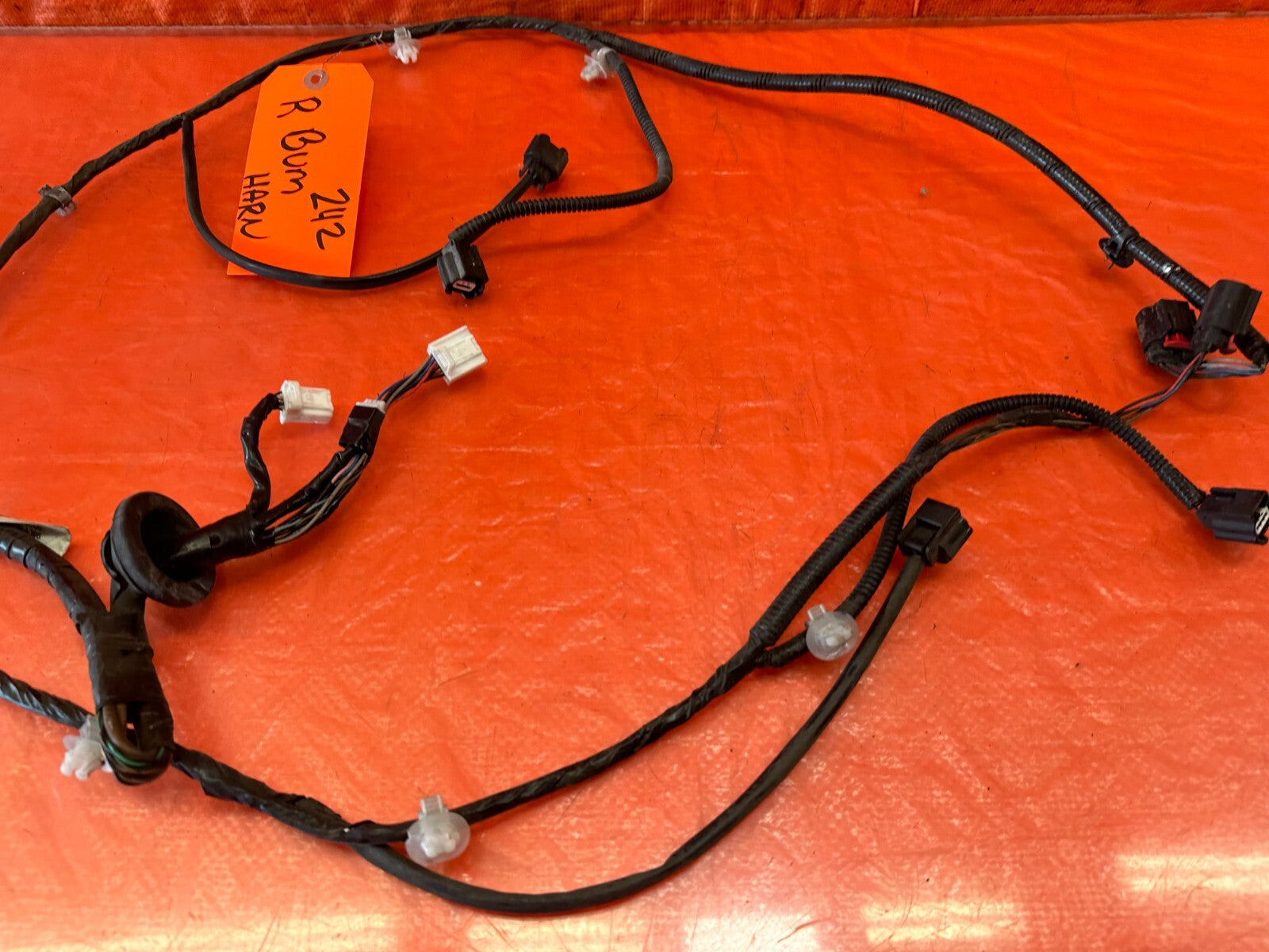 2017 17 INFINITI Q50 RED SPORT 400 REAR BUMPER WIRE HARNESS WIRING LOOM OEM #2424