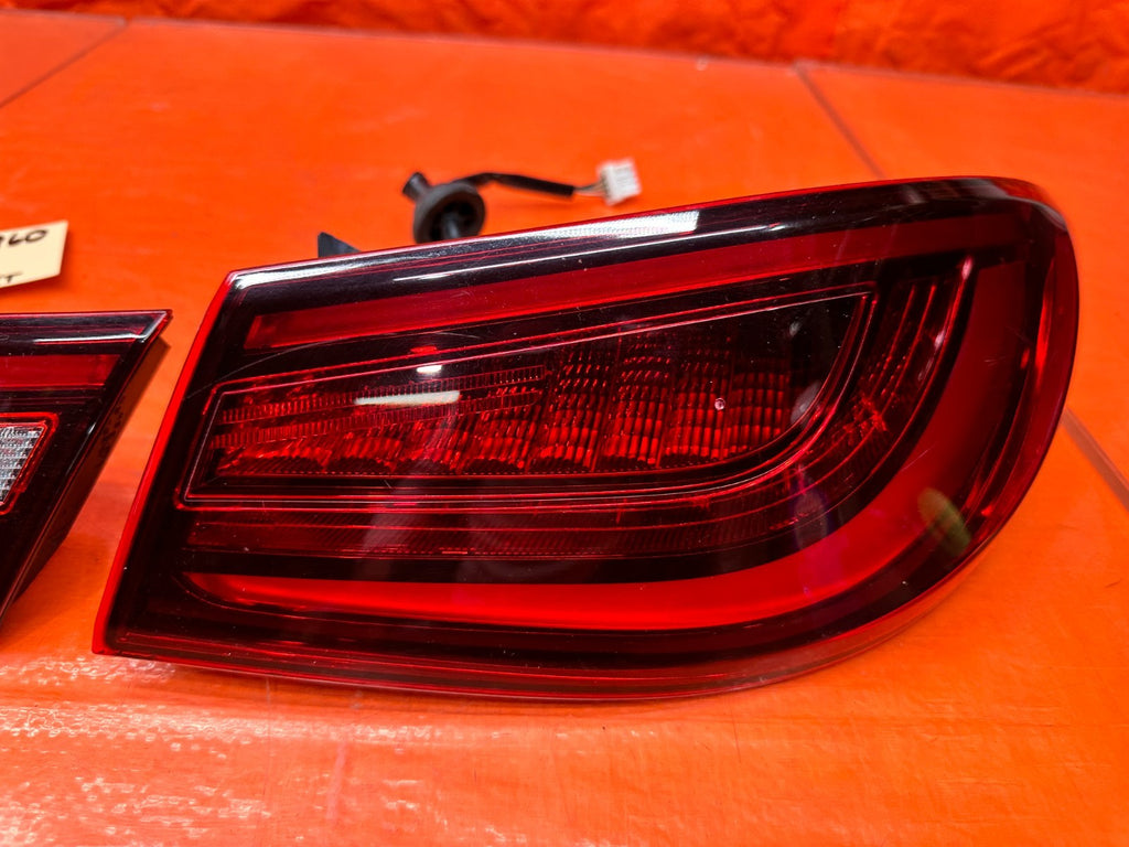 17 22 INFINITI Q60 TAIL LIGHT LAMP SET LEFT RIGHT INNER OUTER LIGHTS LAMPS OEM6