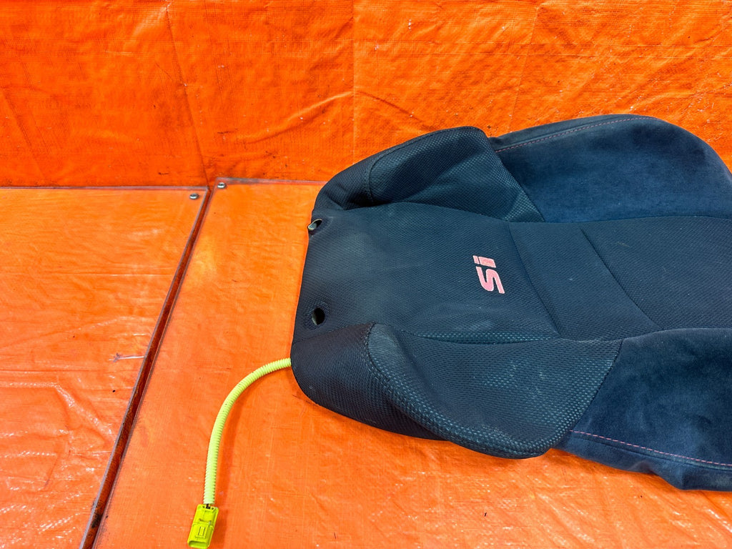 06 11 HONDA CIVIC SI RIGHT FRONT UPPER SEAT SKIN CLOTH FABRIC COVER OEM #3073