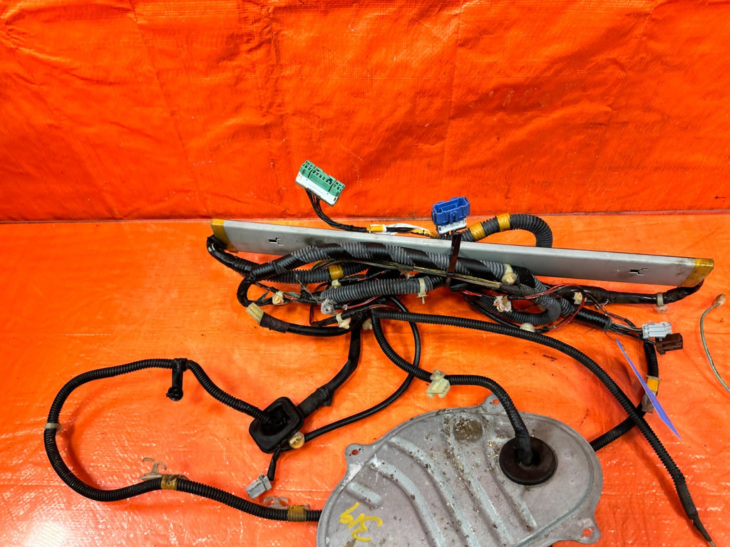 96 98 HONDA CIVIC 2D   NON POWER MANUAL ROLL WINDOW   INTERIOR FLOOR HARNESS 3196