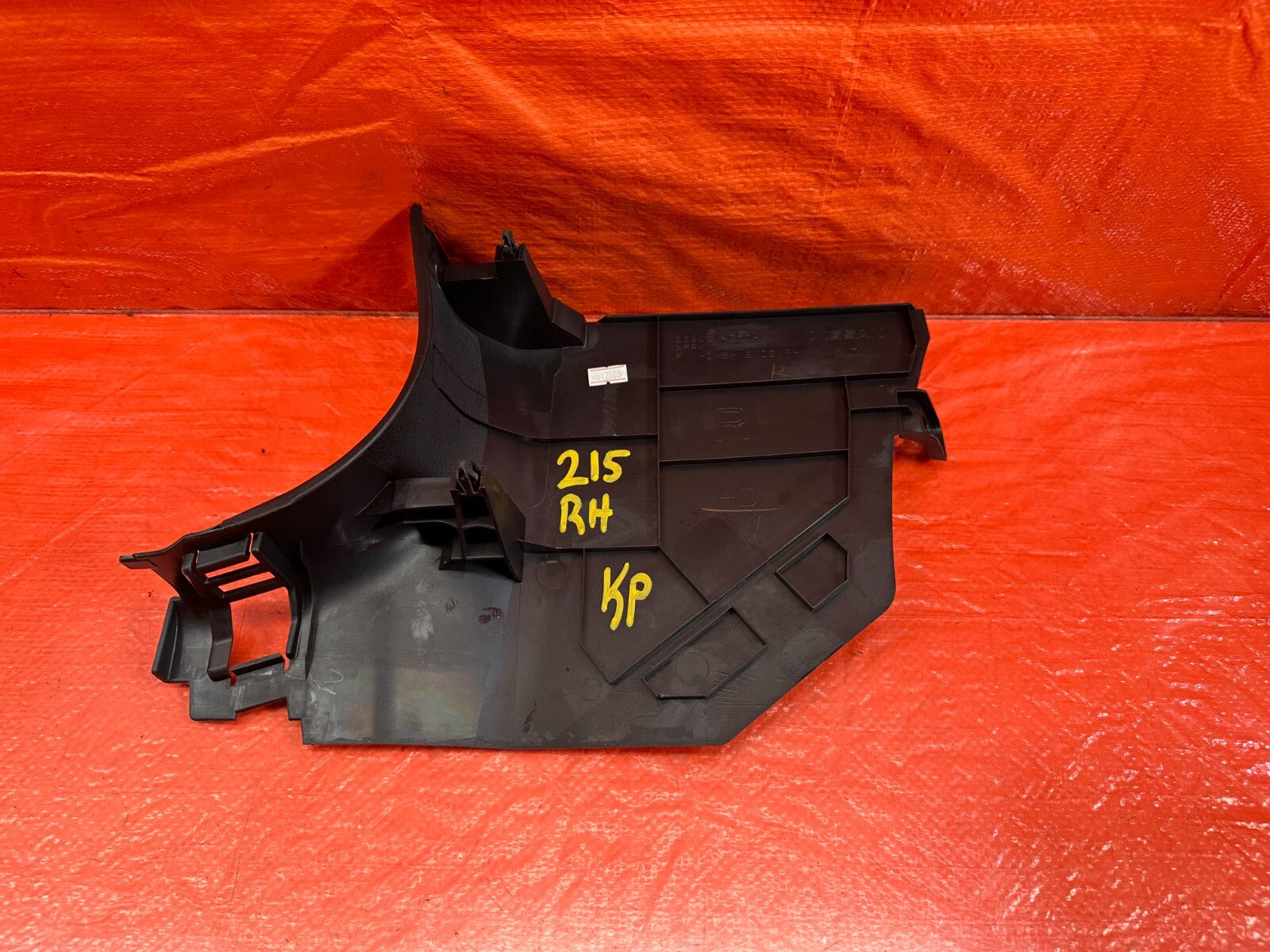 14 20 INFINITI Q50   KICK PANEL   PASSENGER RIGHT SIDE   BLACK COLOR   OEM #2158