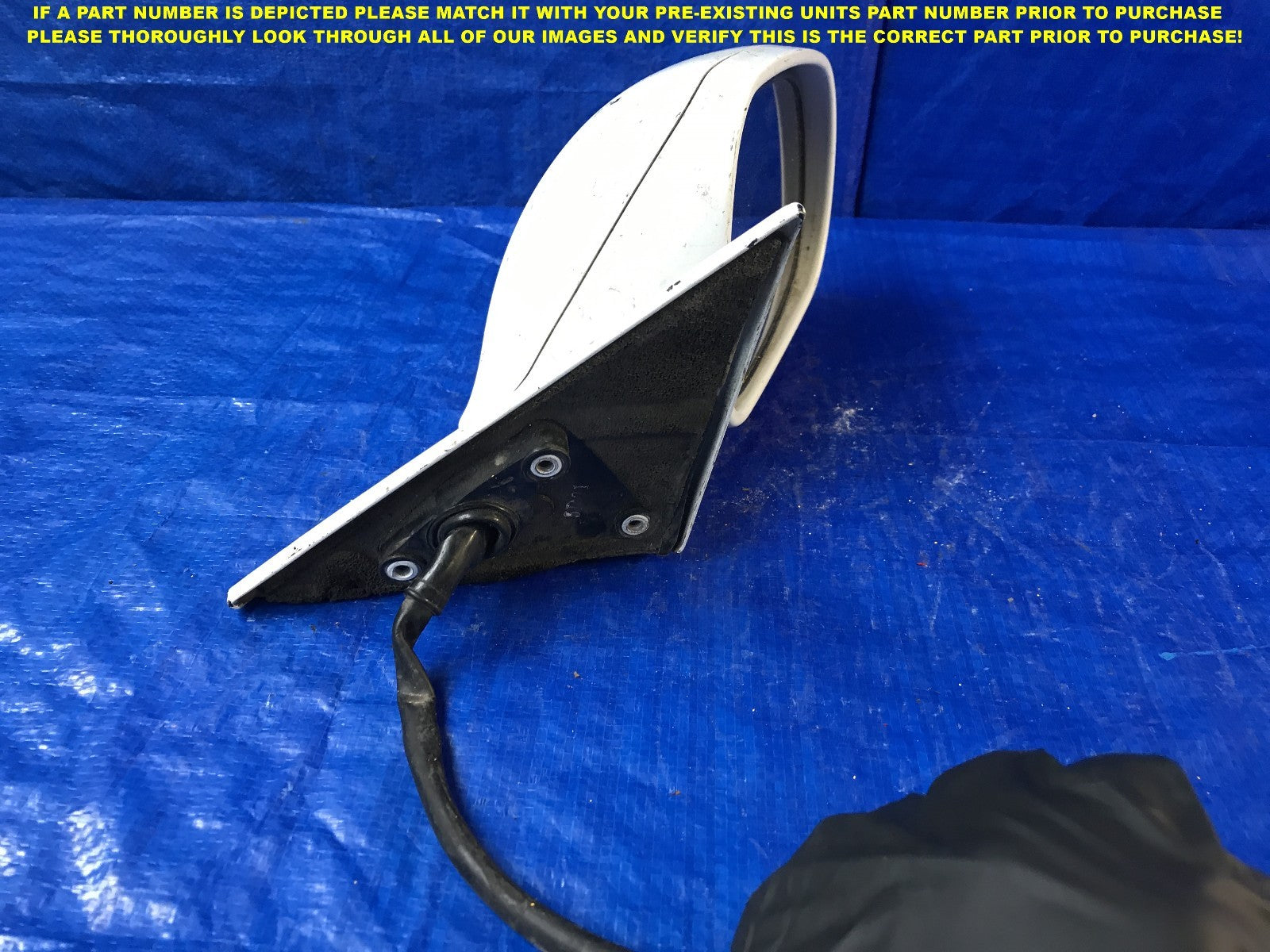 OEM 1992 1993 1994 ACURA VIGOR PASSENGER RIGHT SIDE VIEW MIRROR E6019050   5