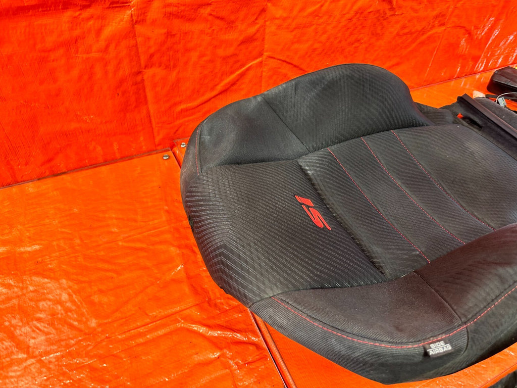2013 13 HONDA CIVIC SI 2D COUPE RIGHT FRONT UPPER SEAT COVER SKIN OEM 2695