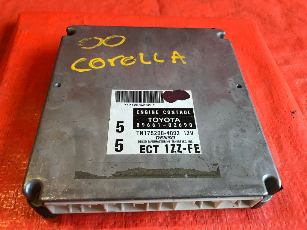 OEM 2000 00 TOYOTA COROLLA ENGINE COMPUTER   ECU ECM EBX BRAIN 89661 026900