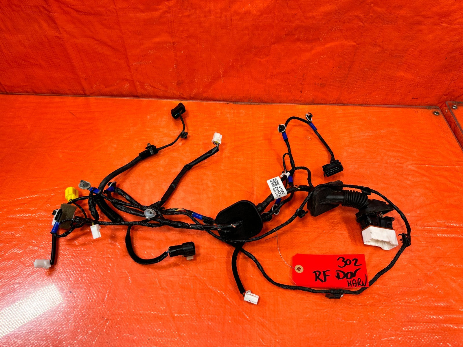2013 13  HYUNDAI GENESIS COUPE   PASSENGER RIGHT DOOR HARNESS WIRE LOOM OEM 3020