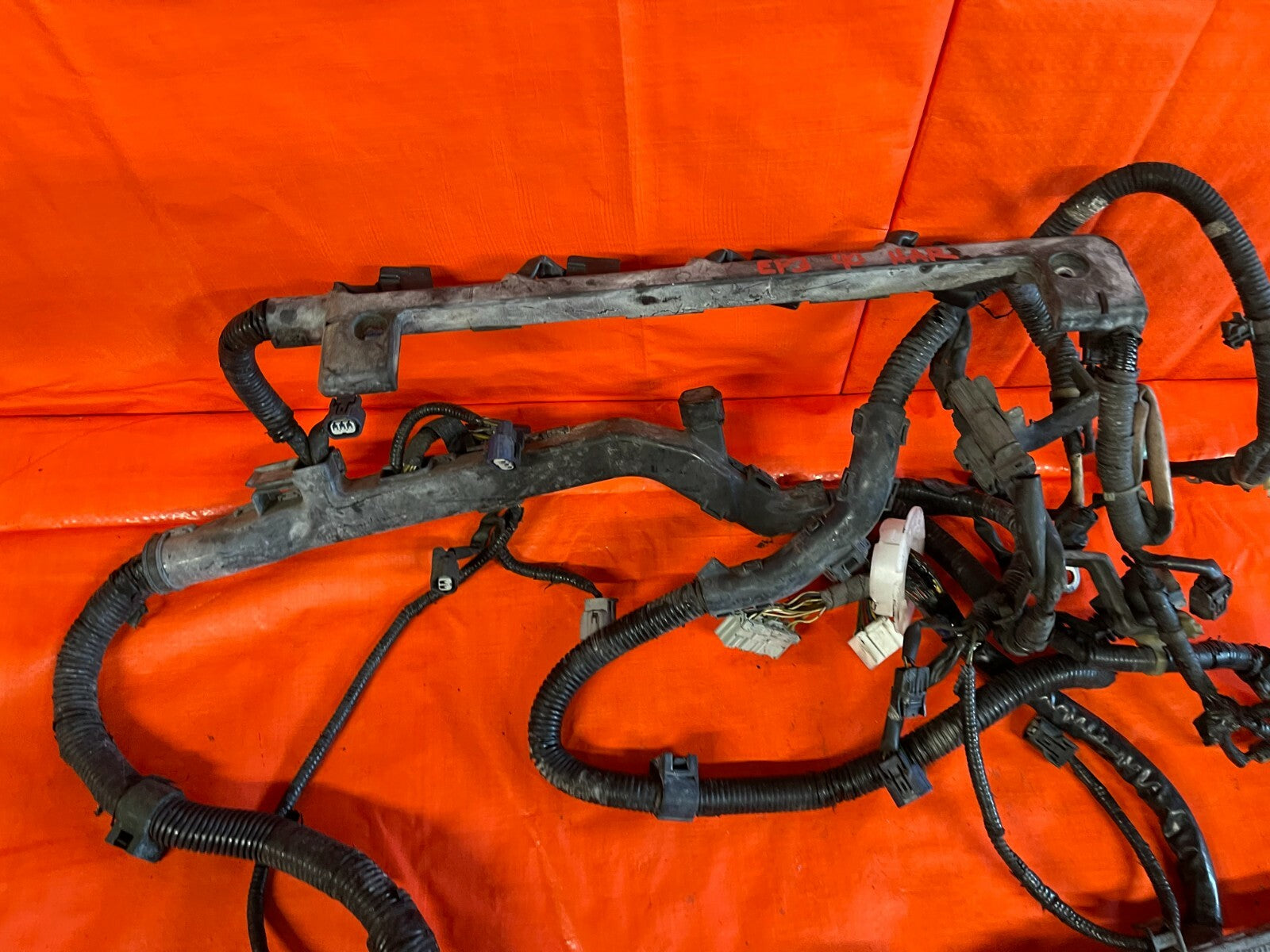 02 05 HONDA CIVIC SI 2.0 EP3 ENGINE MOTOR WIRING HARNESS   ONLY ENGINE HARNESS4
