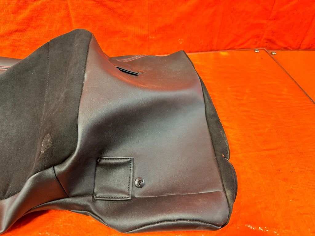 18 20 SUBARU BRZ   PASSENGER RIGHT REAR LOWER SEAT SKIN LEATHER WRAP   OEM #2924