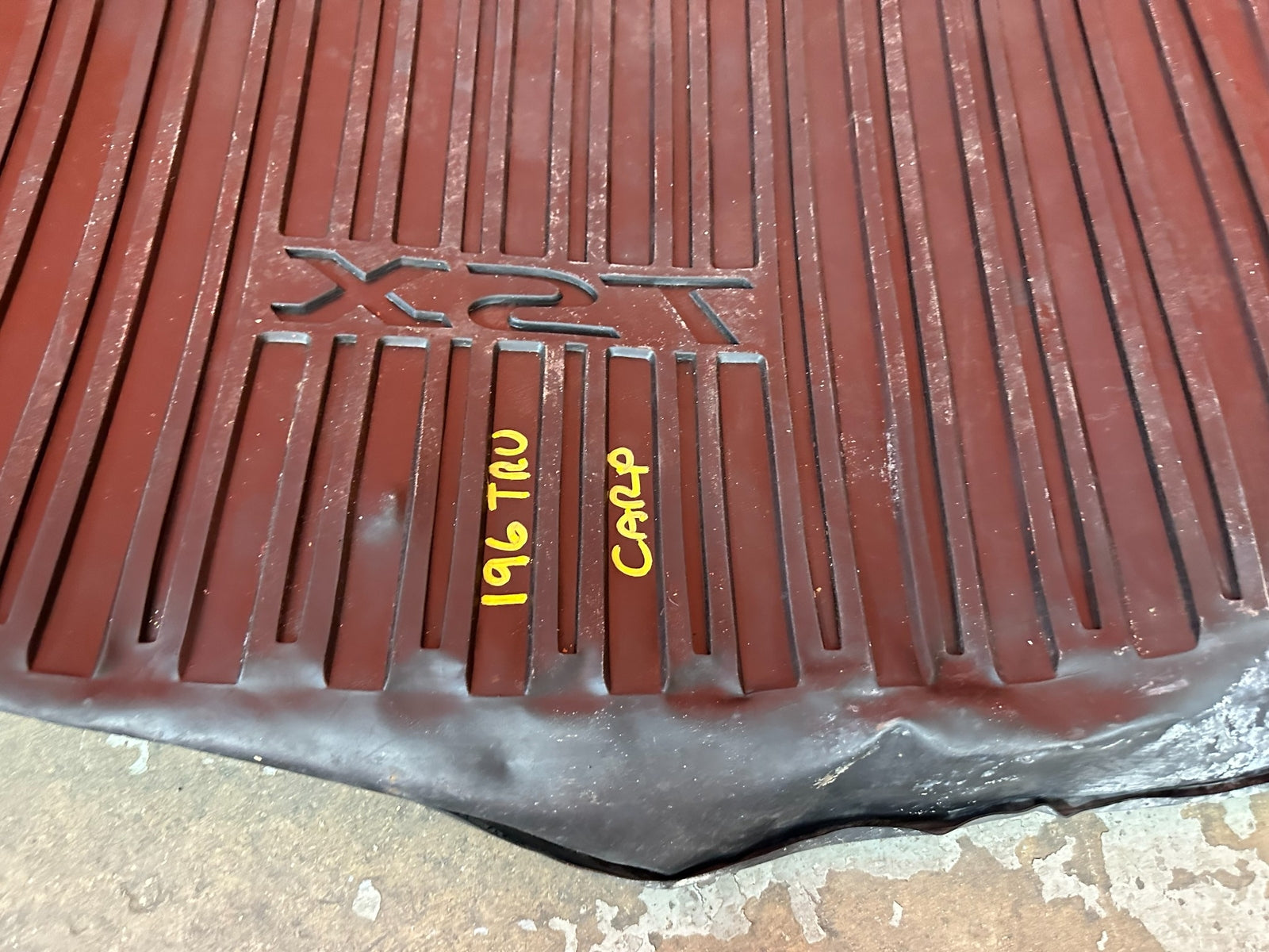 04 08 ACURA TSX   REAR TRUNK FLOOR MAT ALL WEATHER RUBBER LINING   OEM #19611