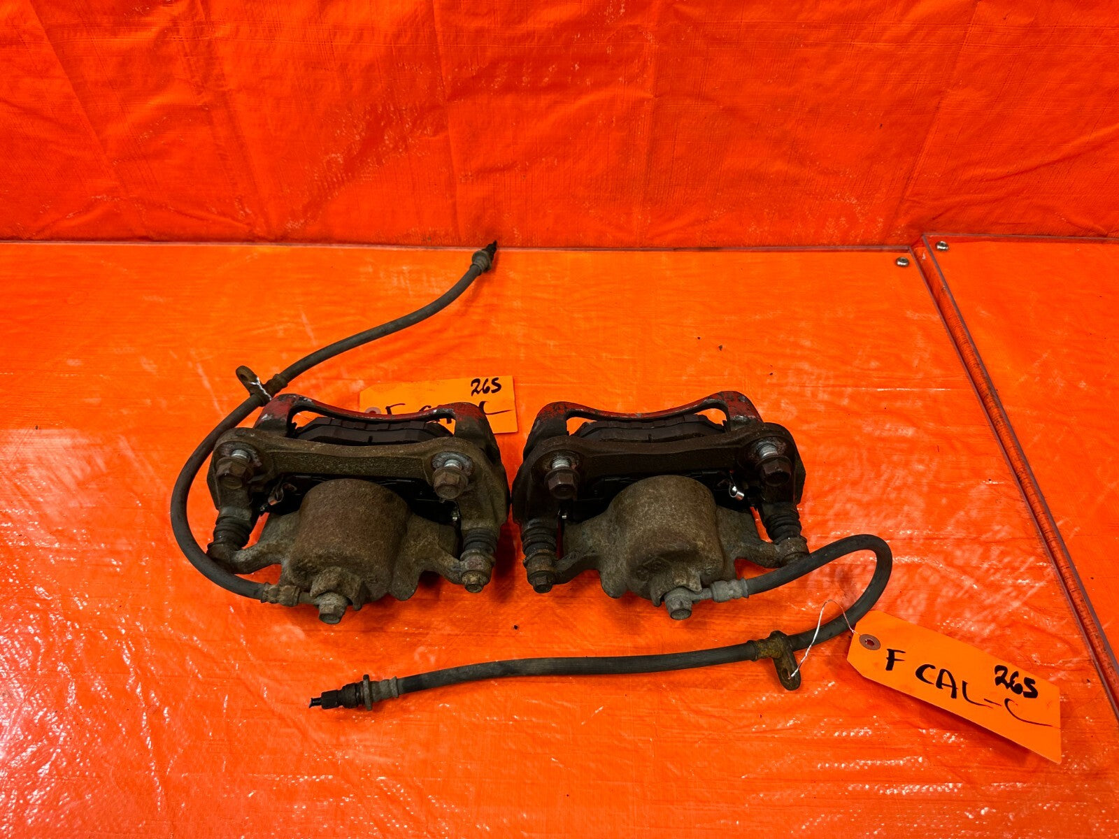 12 15 HONDA CIVIC SI   FRONT BRAKE CALIPERS   LEFT RIGHT CALIPER SET   OEM #26513