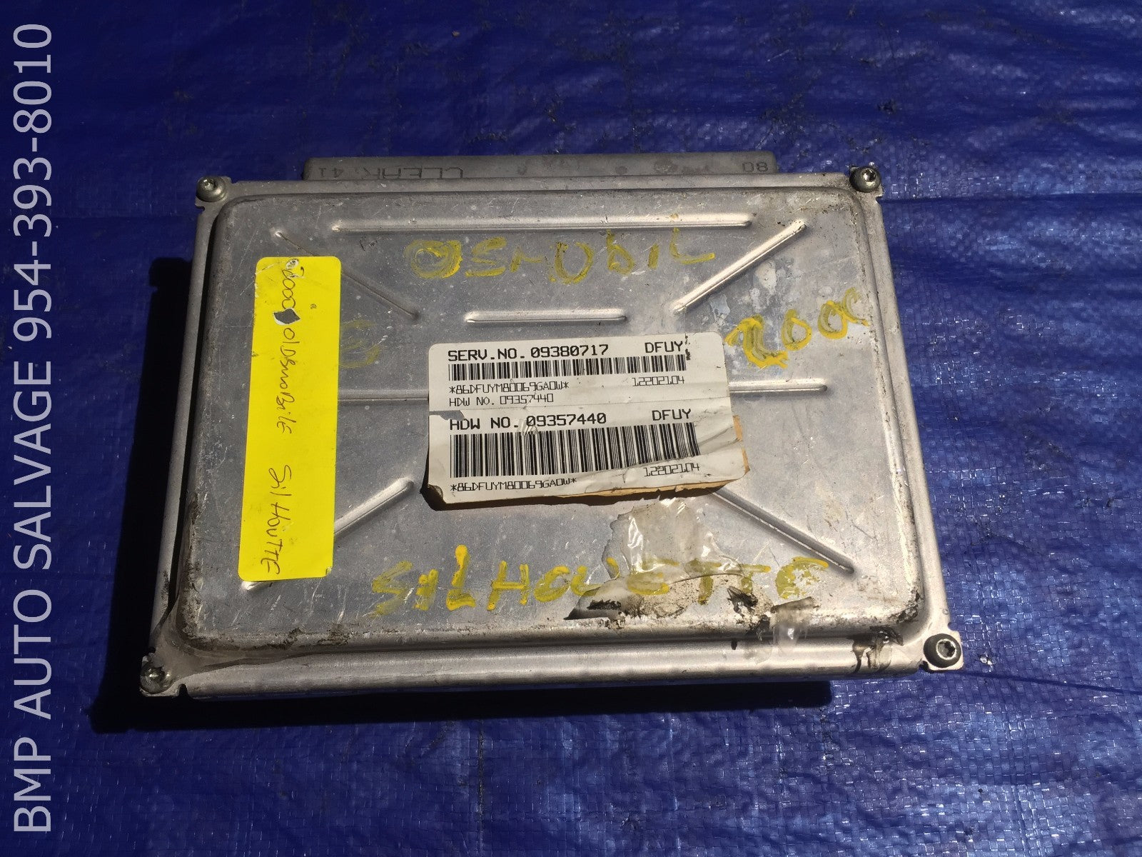 OEM 2000 PONTIAC MANTANA ECU 09380717 DFUY ENGINE COMPUTER BRAIN ECM #11120