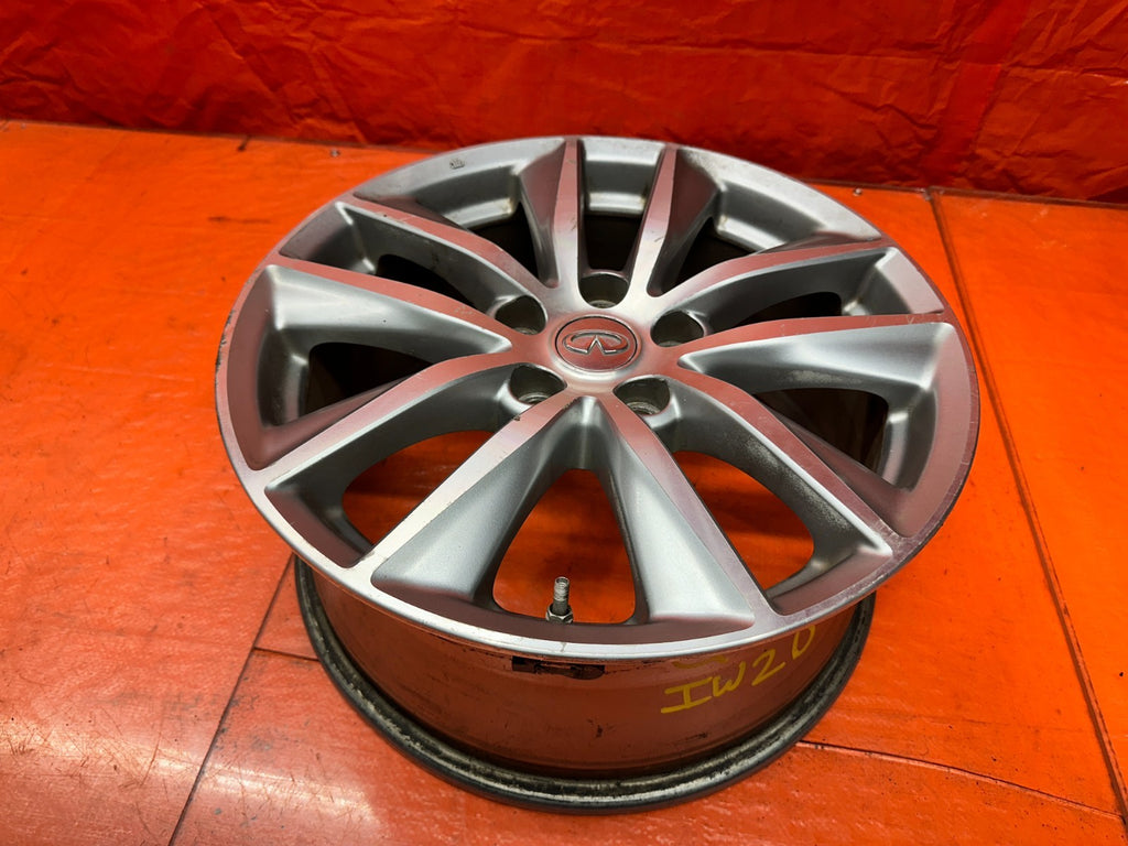 14-17 INFINITI Q50 17 INCH 10 SPOKE ALLOY WHEEL RIM W/ TPMS SENSOR OEM FACTORY12