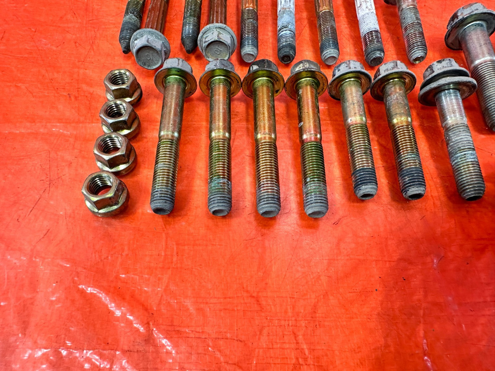 97 01 HONDA CR V CRV   REAR TRAILING ARM CONTROL ARM BOLTS HARDWARE OEM #3015