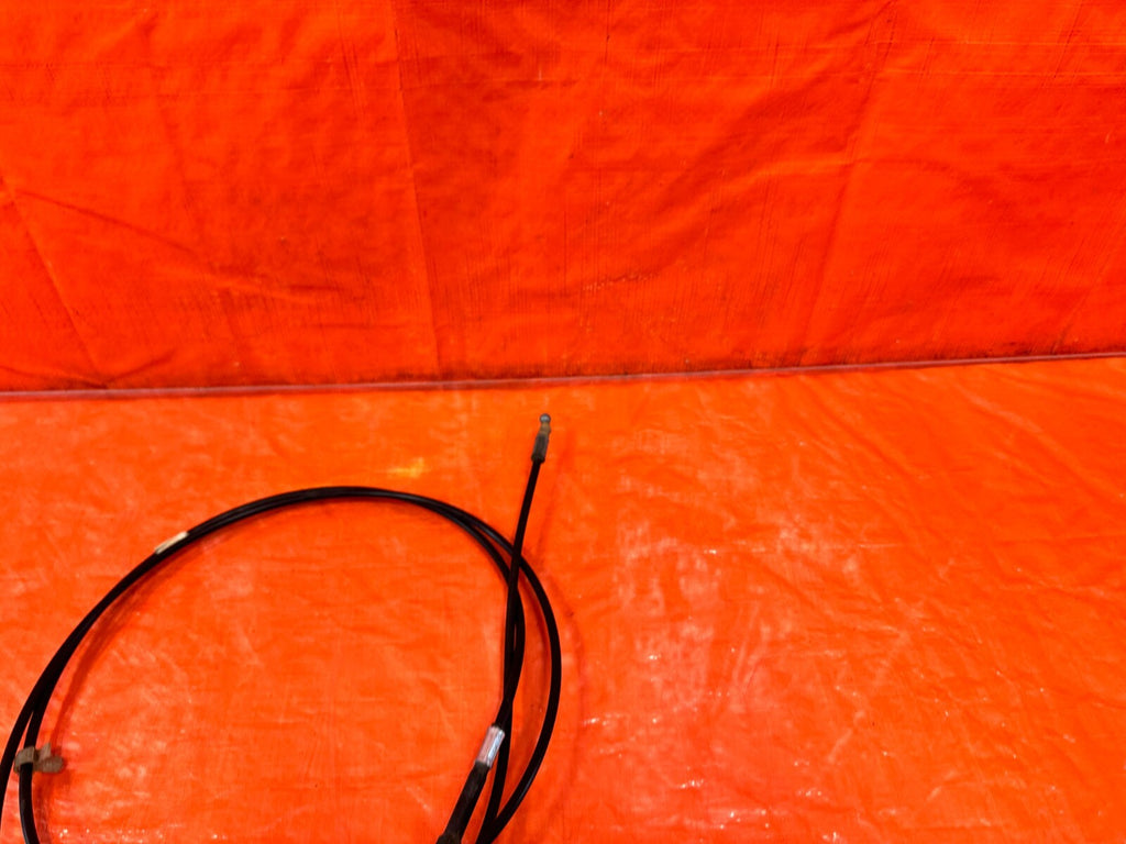 90 97 MAZDA MX 5 MIATA   HOOD RELEASE WIRE CABLE W/ PULL LEVER HANDLE   OEM 2675
