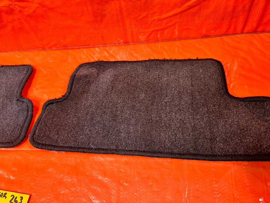 97 01 HONDA PRELUDE   LEFT AND RIGHT REAR FLOOR MAT MATS CARPET CARPETS OEM 2636