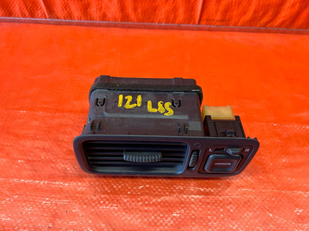 99 01 HONDA CR V CRV DRIVER LEFT AC AIR CONDITIONING VENT W/ MIRROR SWITCH #1216
