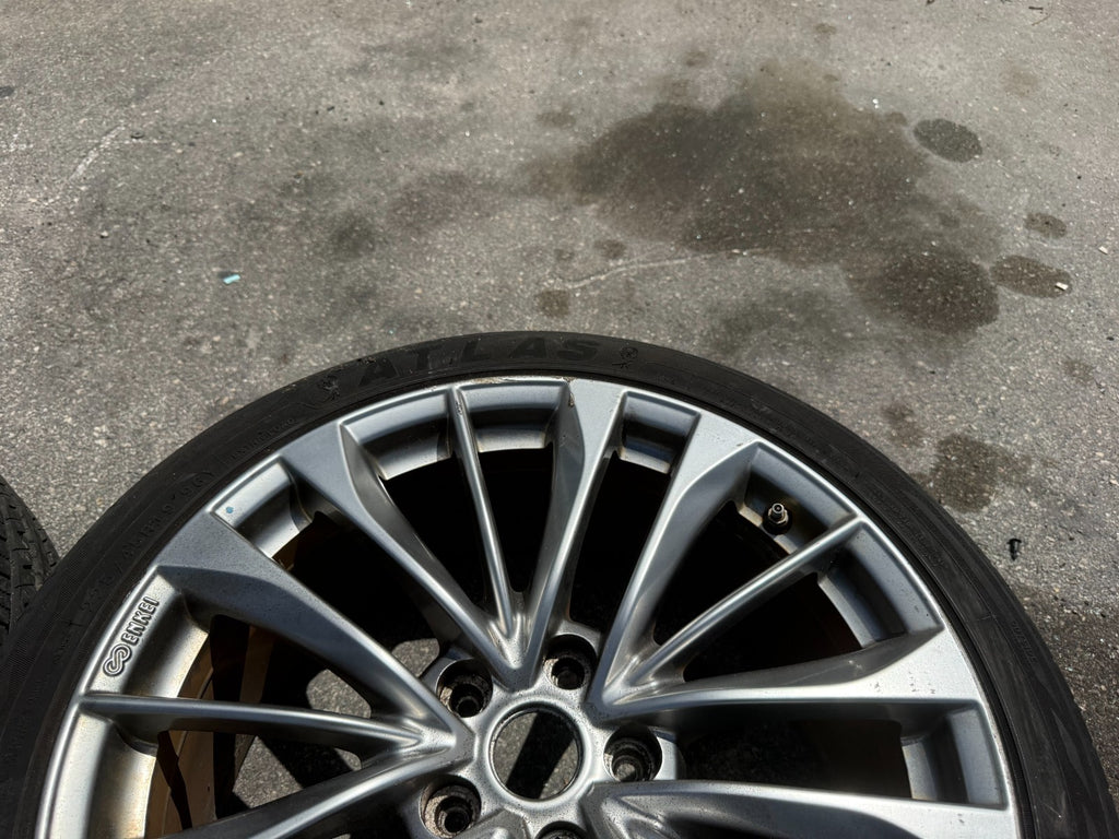 08 15 INFINITI G37 & Q60 SPORT MODEL 19 INCH 15 SPOKE ENKEI WHEELS RIMS OEM #32816