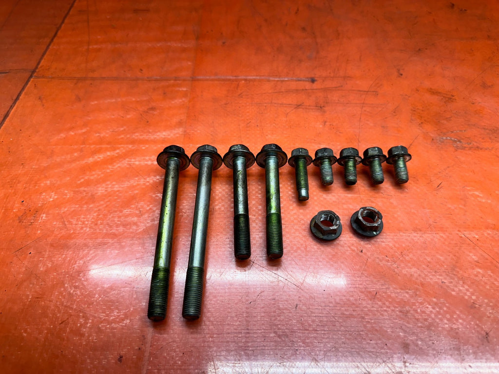 04-05 ACURA TSX 2.4L K24A2 REAR ENGINE MOTOR MOUNT BOLTS HARDWARE OEM #3385