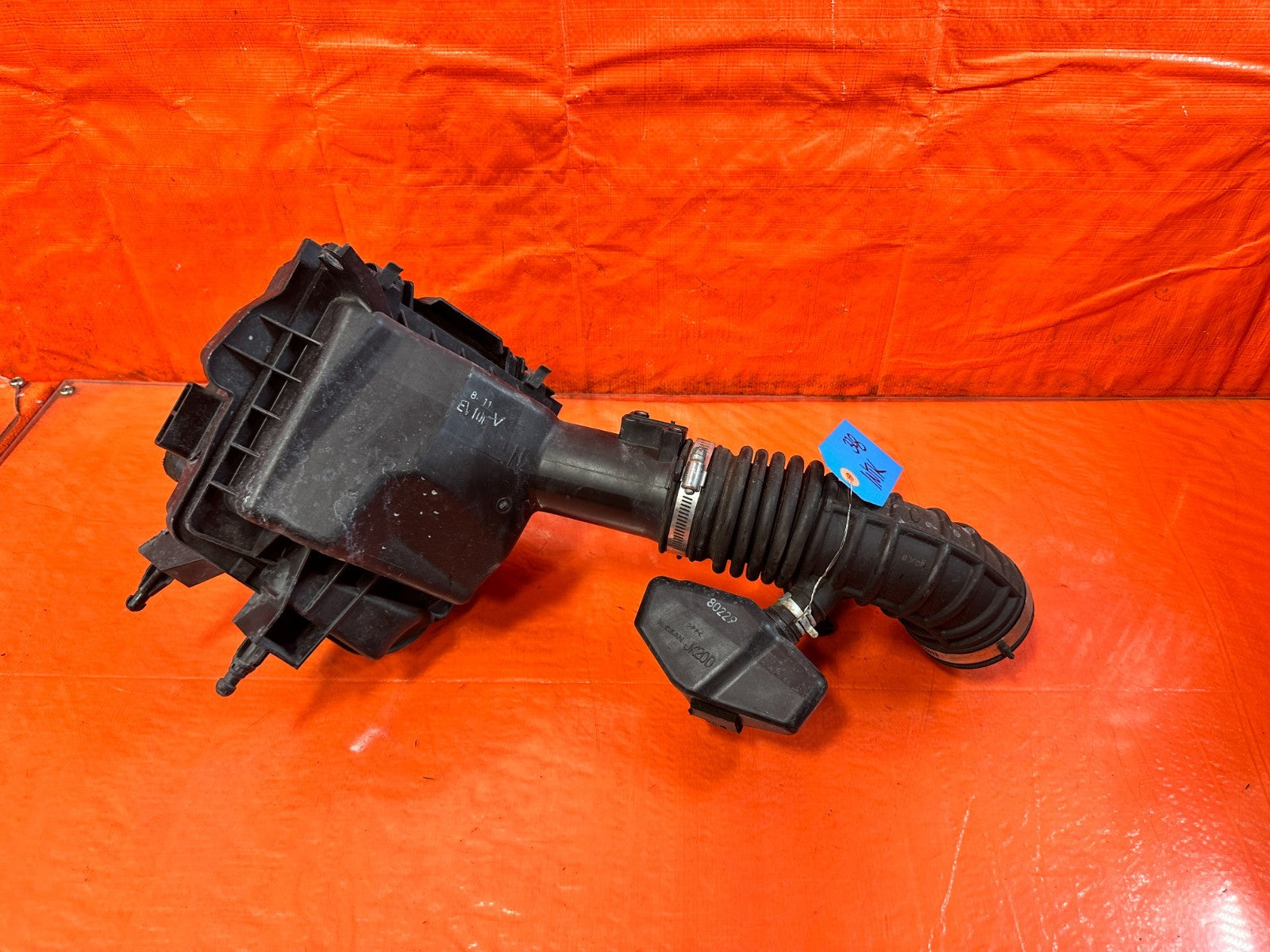 08 15 INFINITI G37 Q60 3.7L LEFT DRIVER AIR CLEANER INTAKE FILTER BOX OEM #3280