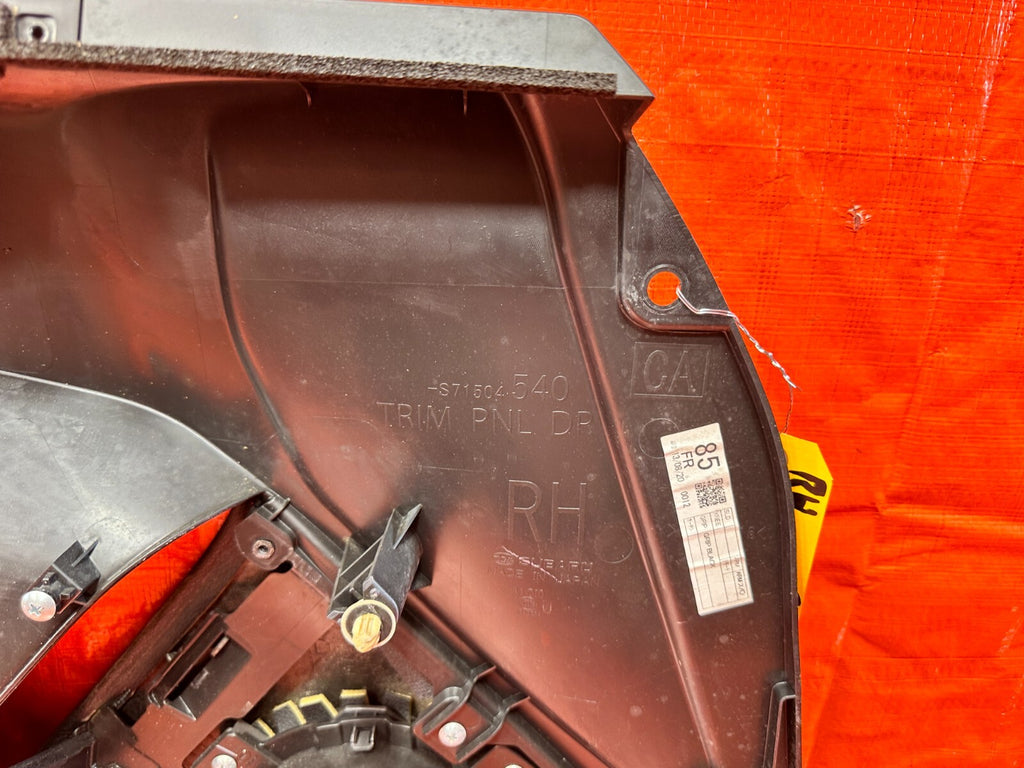 14 16 SCION FRS   PASSENGER RIGHT FRONT DOOR PANEL CARD INSERT LINING   OEM #29313