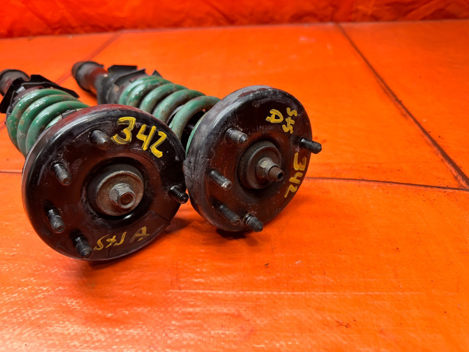 04-08 ACURA TSX 4D FRONT SHOCKS STRUTS WITH AFTERMARKET LOWERING COILOVERS #3424