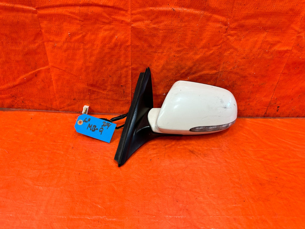 04 08 ACURA TSX   DRIVER LEFT EXTERIOR SIDE VIEW MIRROR WHITE COLOR OE OEM #3040