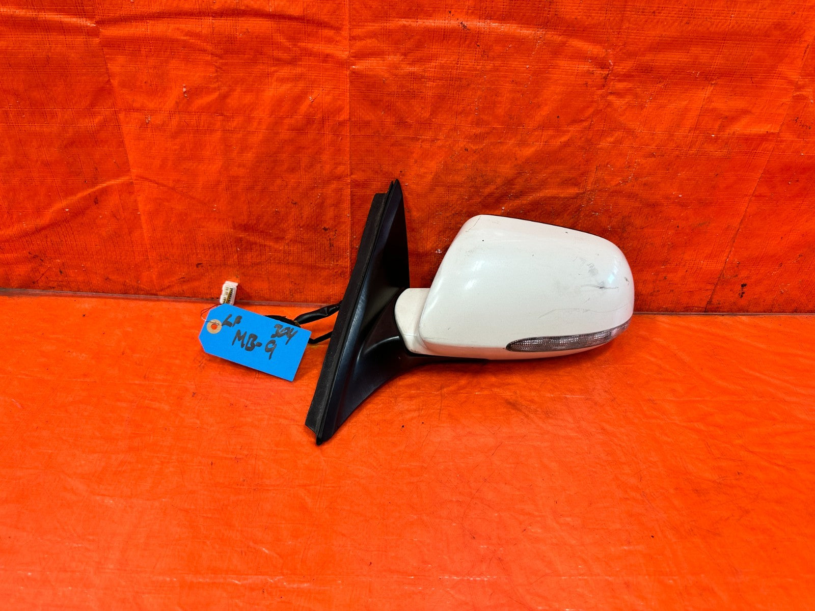 04 08 ACURA TSX   DRIVER LEFT EXTERIOR SIDE VIEW MIRROR WHITE COLOR OE OEM #3040