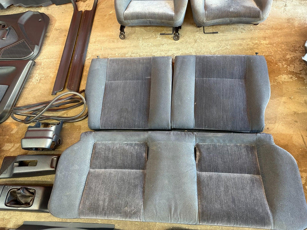 92 95 HONDA CIVIC HATCHBACK EG BLUE INTERIOR CONVERSION SEATS DOOR PANELS DASH3