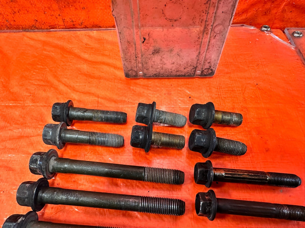 92 95 HONDA CIVIC   FRONT SUBFRAME CROSSMEMBER K FRAME BOLTS   OEM #3265