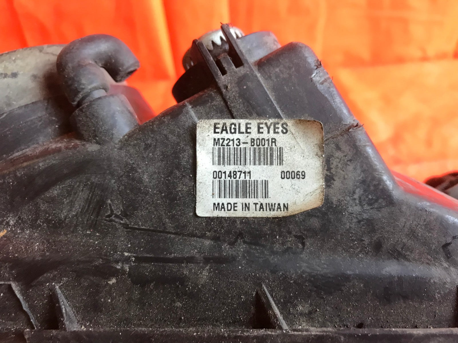 EAGLE EYES BRAND   2003 03 MAZDA PROTEGE CHROME PASSENGER RIGHT HEADLIGHT R RH4