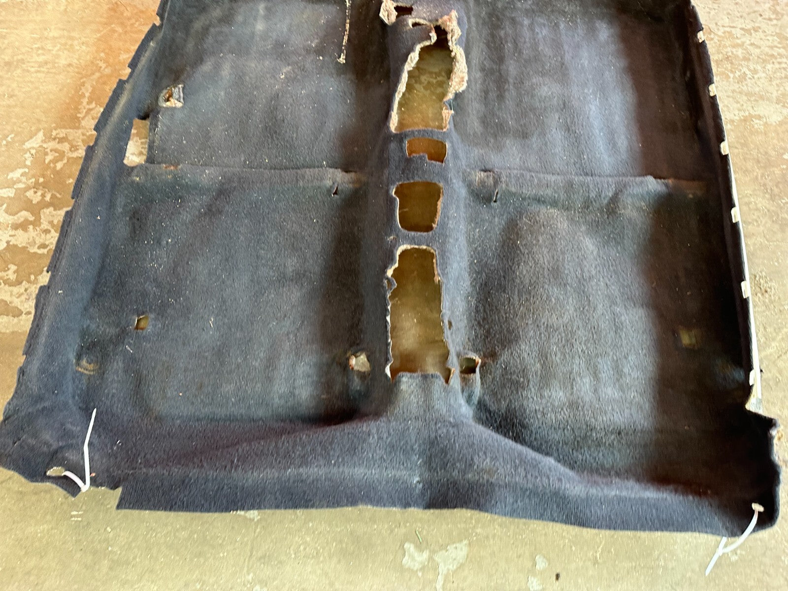 1989 89 HONDA CRX DX   INTERIOR FLOOR CARPET RUG MAT   BLUE IN COLOR   OEM #2437