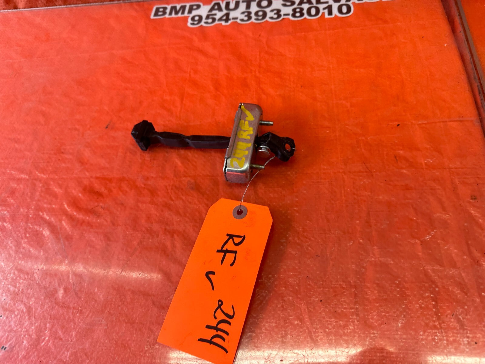 07 12 LEXUS ES350   PASSENGER RIGHT DOOR CHECKER HINGE ARM STOPPER   OEM #2445