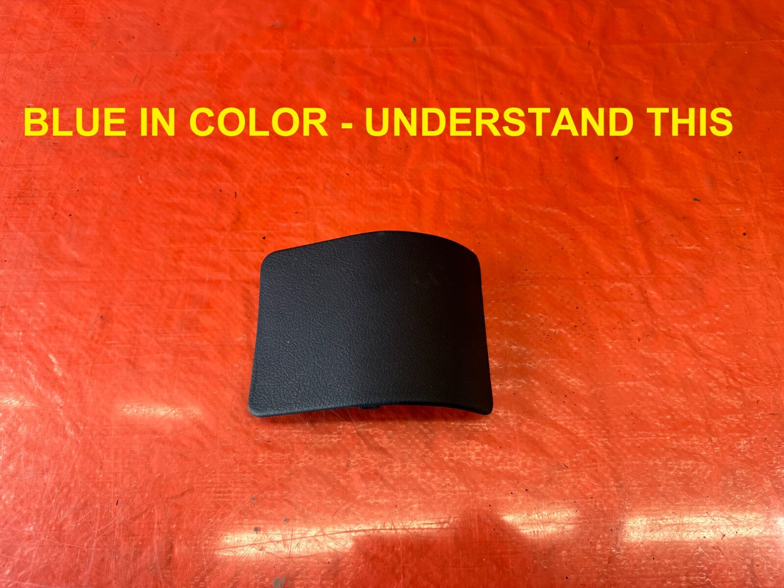 88 89 HONDA CRX DX & HF   LEFT ACCESS COVER CAP   BLUE COLOR   OEM FACTORY #2430