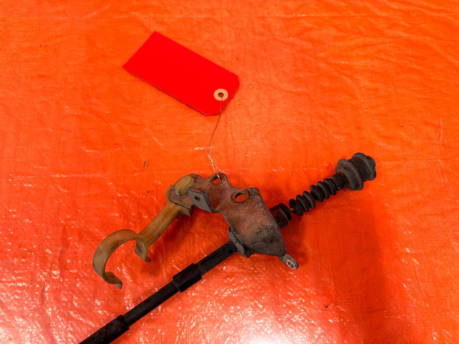 90 91 HONDA CIVIC HATCHBACK SI 5 SPEED MANUAL CLUTCH CABLE LINKAGE OEM #32513