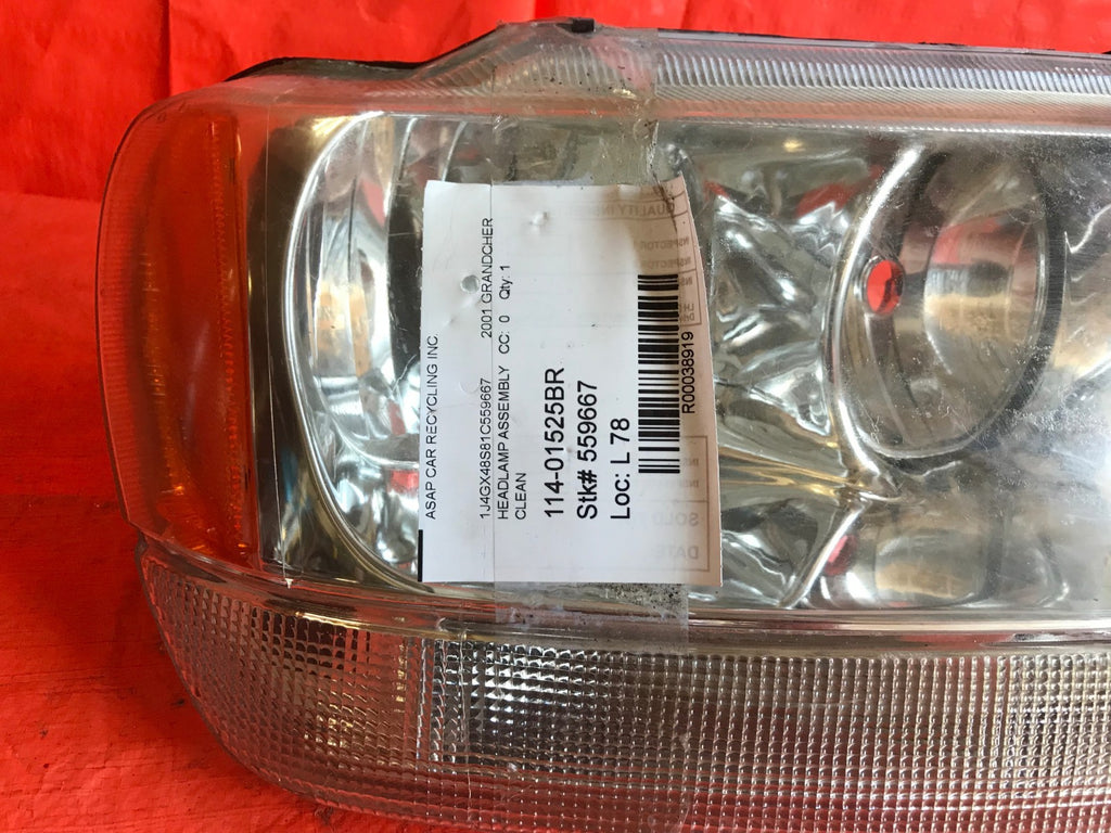EAGLE EYES BRAND   2001 01 JEEP GRAND CHEROKEE PASSENGER RIGHT HEADLIGHT LAMP R4