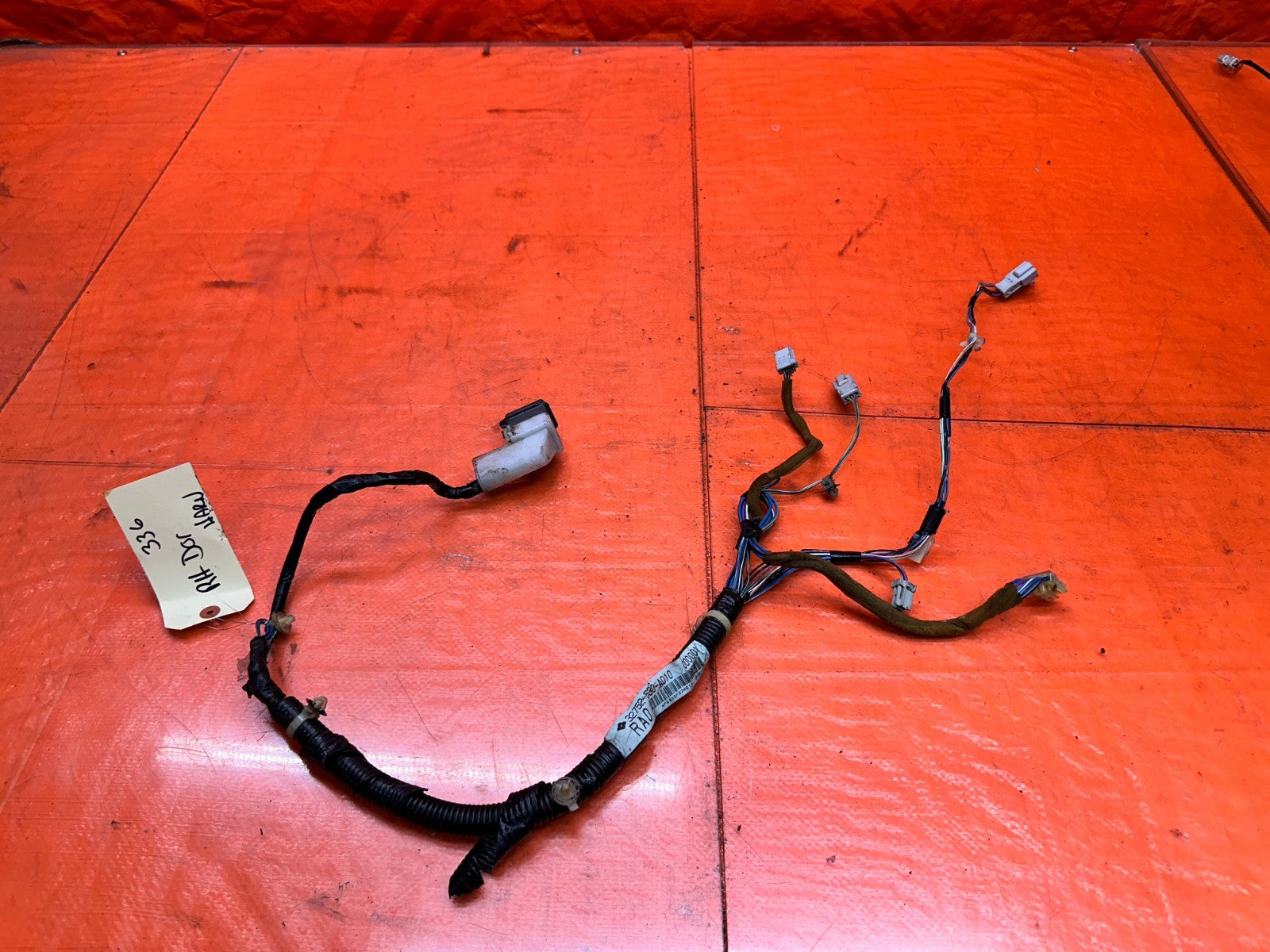 97 01 HONDA PRELUDE 2.2L PASSENGER RIGHT DOOR PANEL WIRE WIRING HARNESS #3360
